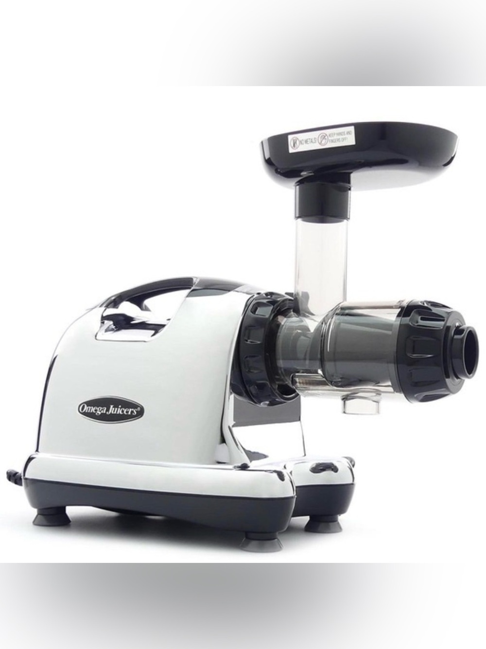 Omega Juicer model 8006 low speed masticating style juicer with accessories EUC